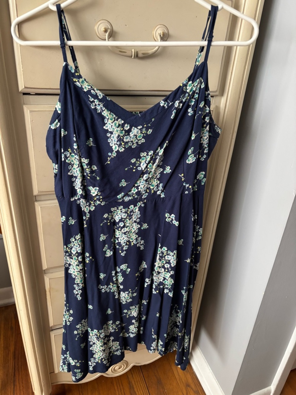 Navy Floral Sundress